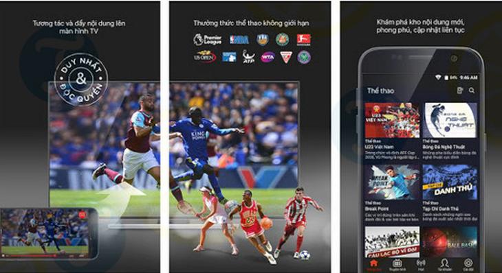 Tải ứng dụng về điện thoại để theo dõi các trận đấu