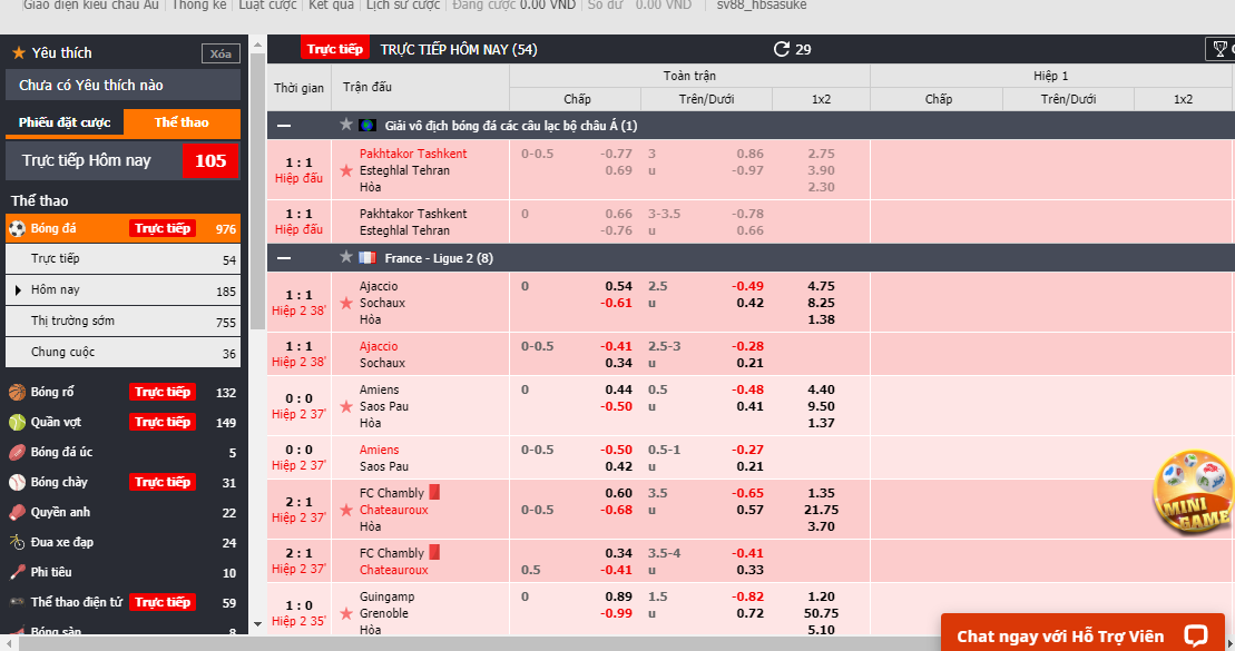 Nhà cái này nhận cược bóng đá cũng như nhiều sản phẩm khác